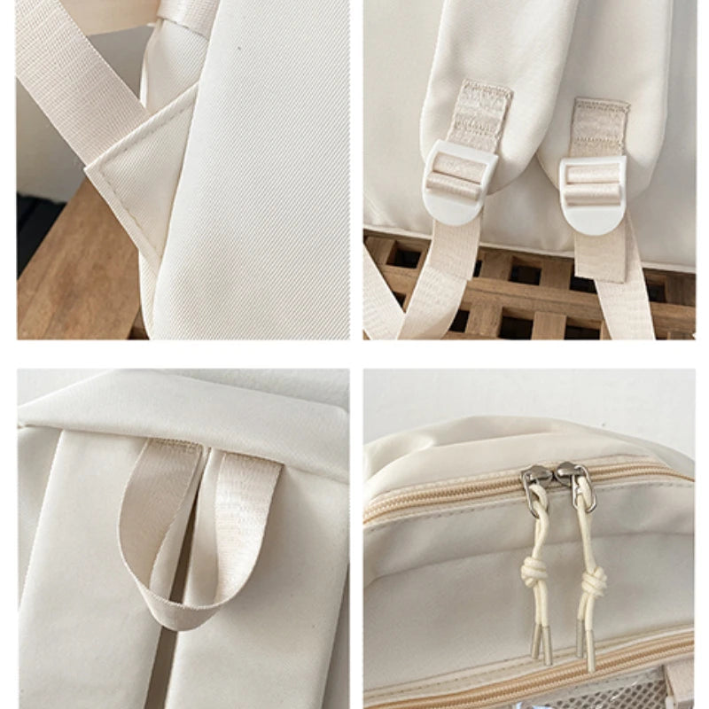 Mochila Transparente Estilo Japonês