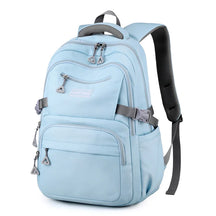 Mochila Escolar Feminina em Cor Sólida com Grande Capacidade — Ideal para Estudantes e Uso Diário