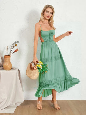 Vestido Feminino Midi Primavera