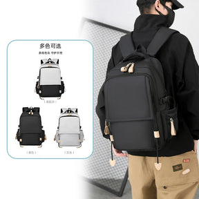 Mochila Executiva para Notebook com Alças Ajustáveis e Múltiplos Compartimentos — Ideal para Viagem e Estudos