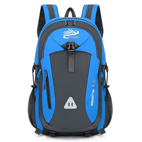 Mochila Unissex em Nylon Impermeável Para Trilhas, Camping e Montanhismo