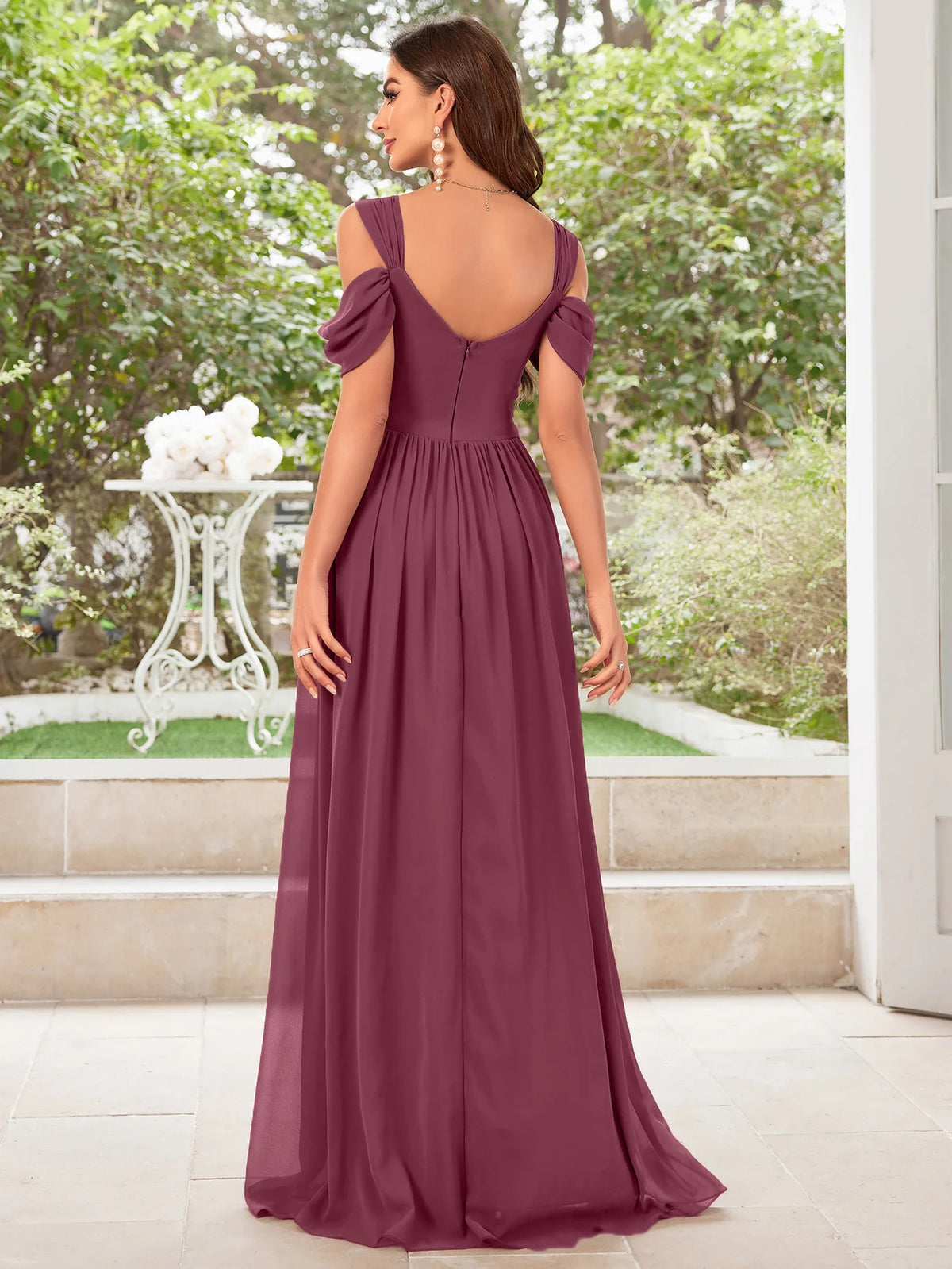 Vestido Longo Elegante Feminino Yasmin