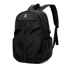 Mochila Unissex Esportiva e Casual 14” de Grande Capacidade com Pingente Decorativo