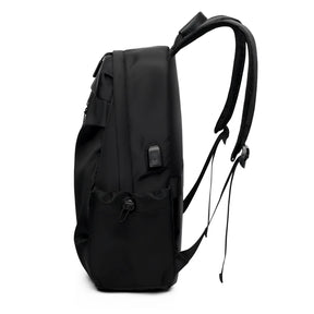 Mochila Unissex Esportiva e Casual 14” de Grande Capacidade com Pingente Decorativo