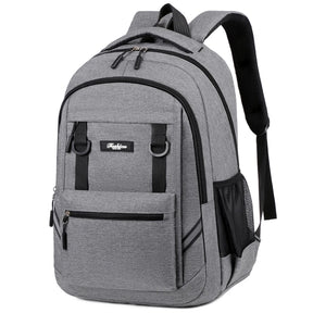 Mochila Unissex Fashion de Grande Capacidade com Múltiplos Bolsos e Compartimento para Notebook