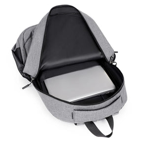 Mochila Unissex Fashion de Grande Capacidade com Múltiplos Bolsos e Compartimento para Notebook