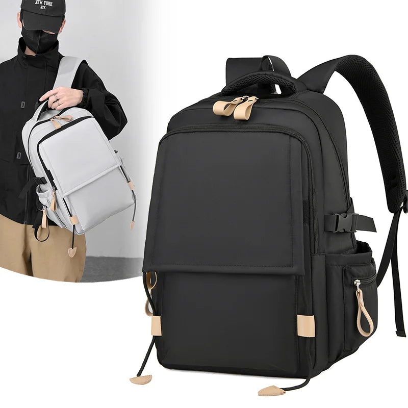 Mochila Executiva para Notebook com Alças Ajustáveis e Múltiplos Compartimentos — Ideal para Viagem e Estudos