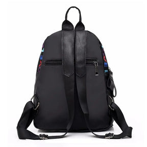 Mini Mochila Feminina em Oxford Multifuncional Compartimento para Celular