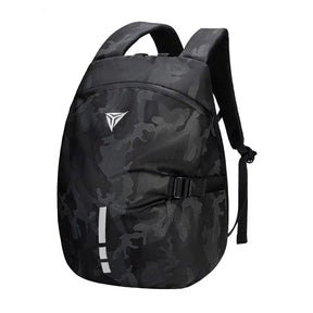 Mochila para Motociclista com Grande Capacidade para Capacete — Impermeável, Refletiva e Ideal para Viagens