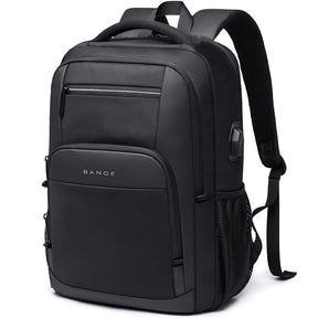 Mochila Impermeável Para Notebook 15,6” com Porta USB e Bolso Lateral em Malha