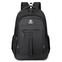 Mochila Escolar com Múltiplos Bolsos, Alças Ajustáveis e Fechamento em Zíper
