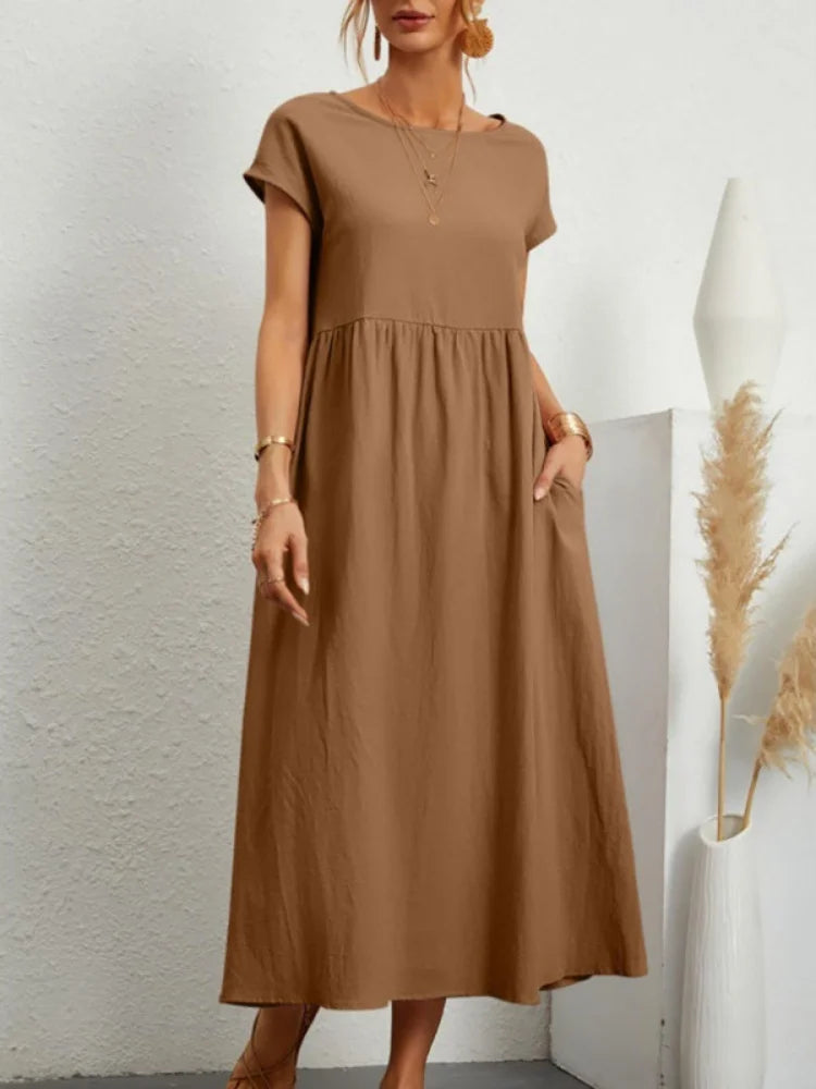 Vestido Midi Soltinho de Verão - Dulcy