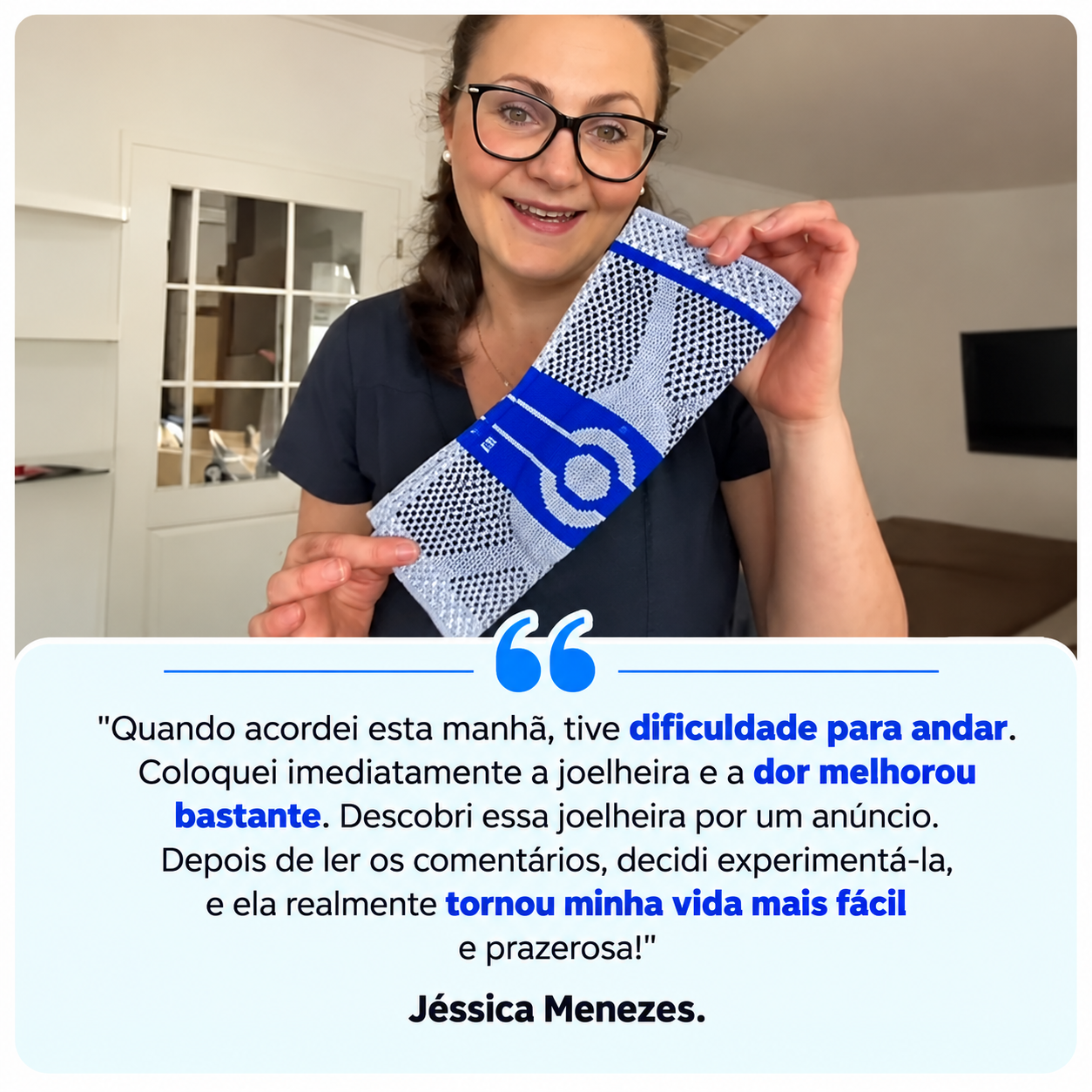 Joelheira Orto – Alívio Imediato para Seus Joelhos - Sellina