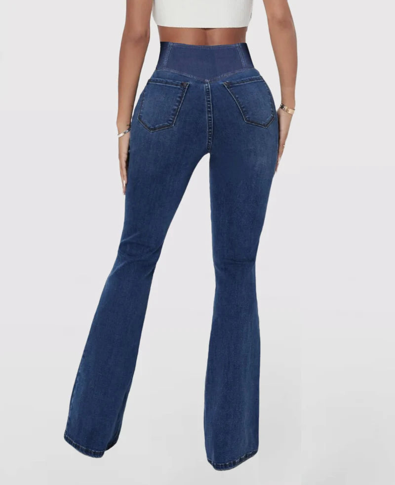Calça Feminina Cintura Alta Cruzada