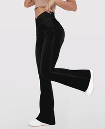 Calça Feminina Cintura Alta Cruzada