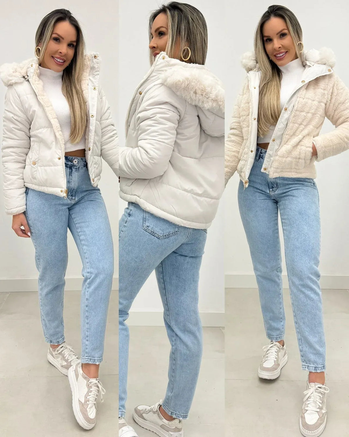 Jaqueta Dupla Face Samantha