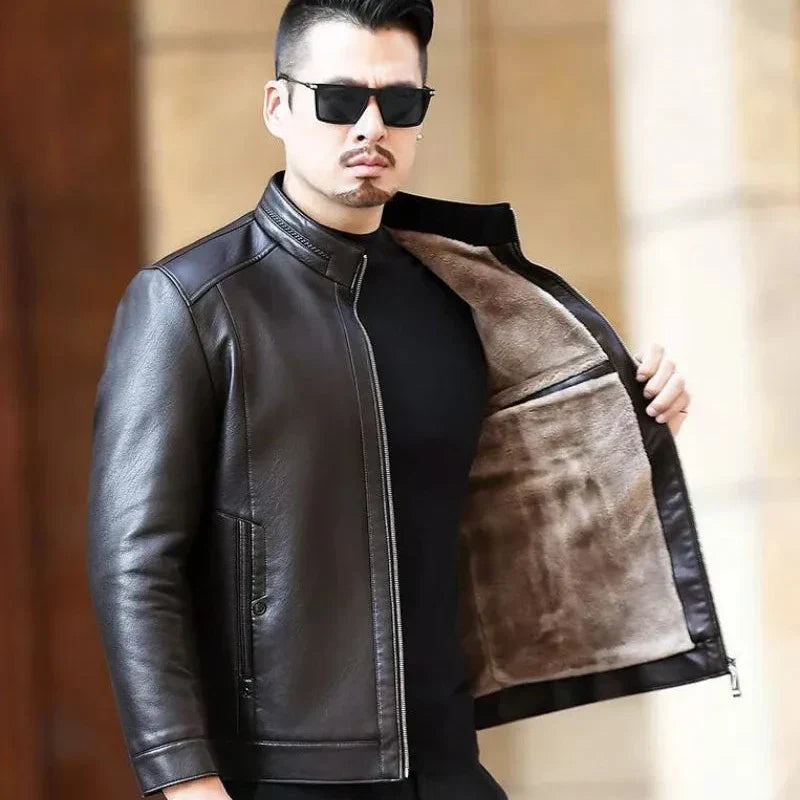 Jaqueta De Couro Masculina - FREYR