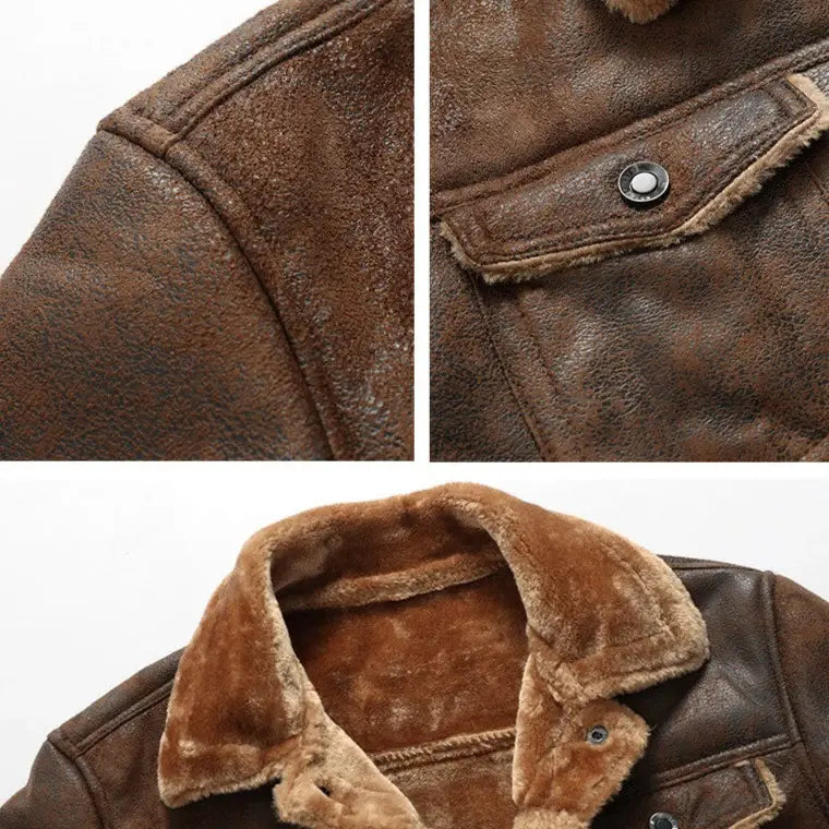 Jaqueta Masculina de Couro
