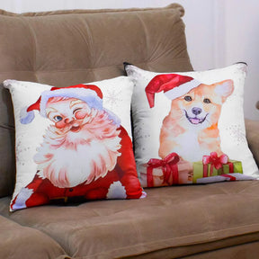Capas Natalinas para Almofadas – Decoração Prática e Elegante